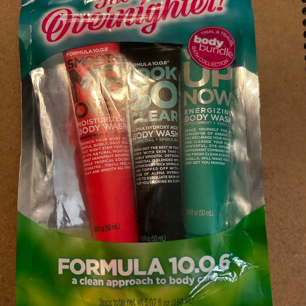 The Overnighter Trial & Travel Bath Collection Brand New Never Opened ori pk
